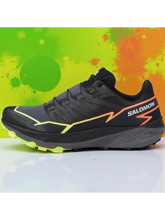 $139 SALMON Thundercross Men’s 12 Trail Running Shoes Black 472954